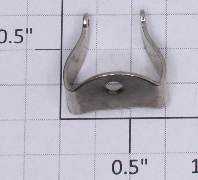 Lionel 390-65 Standard Gauge Nickel Ornamental Bell Bracket
