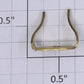 Lionel 390-64 Standard Gauge Brass Ornamental Bell Bracket