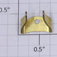 Lionel 390-64 Standard Gauge Brass Ornamental Bell Bracket