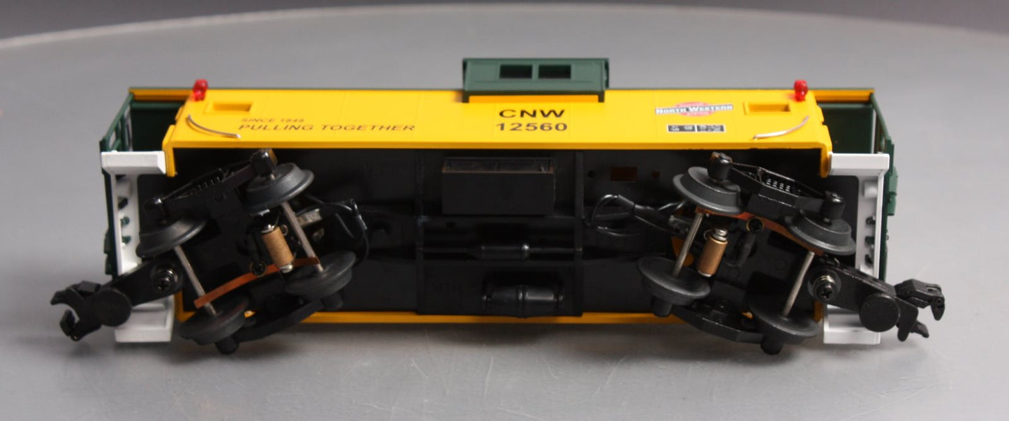 MTH 20-91011 O Gauge Chicago and Northwestern Extended Vision Caboose #12560 LN/Box