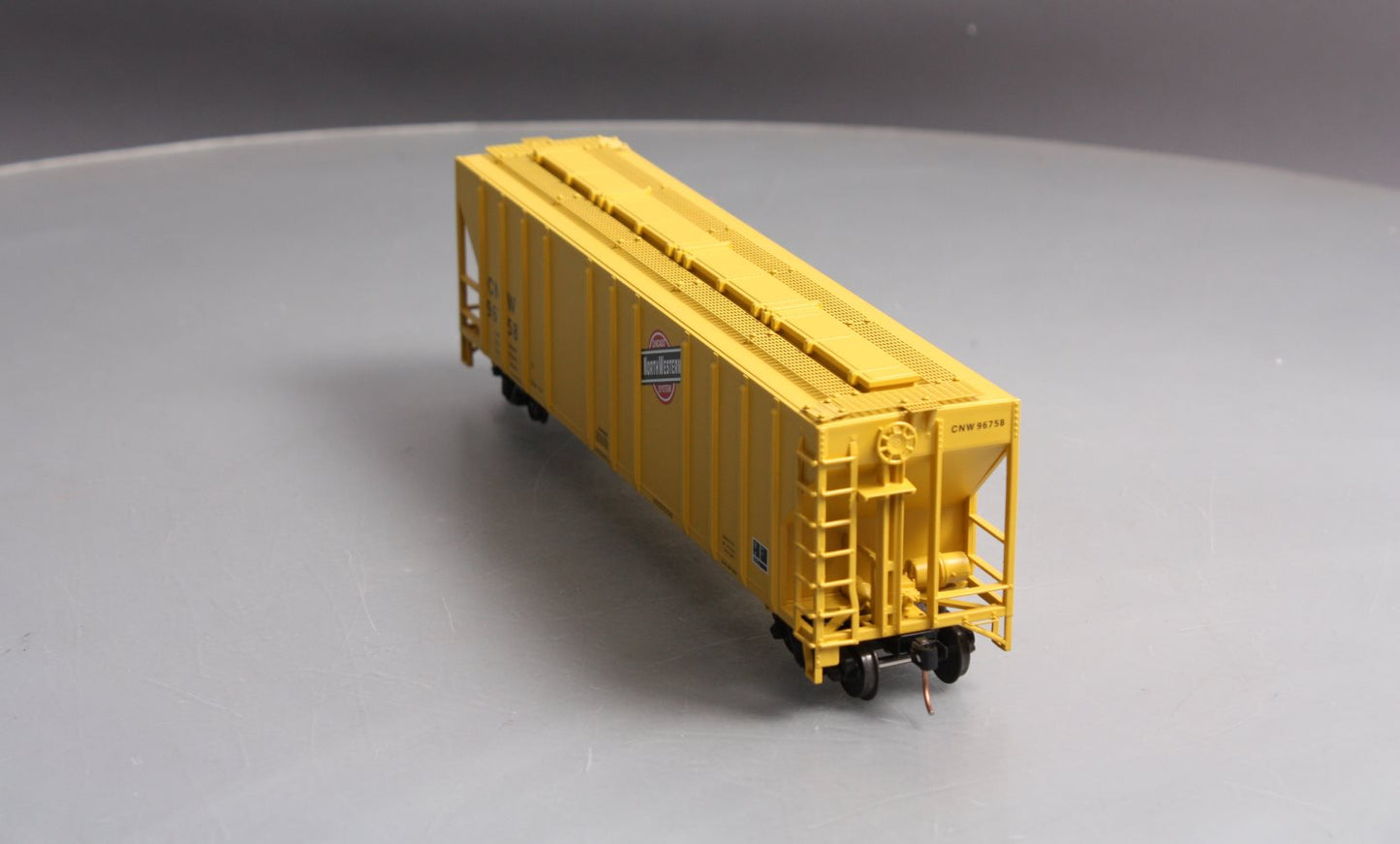 American Models 3304 S Scale CN&W 3-Bay Grain Hopper Car #96758 - Scale Wheels LN/Box