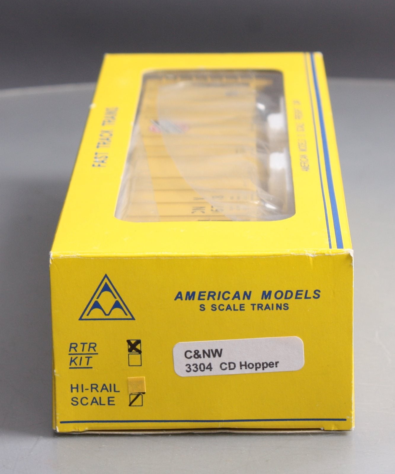 American Models 3304 S Scale CN&W 3-Bay Grain Hopper Car #96758 - Scale Wheels LN/Box