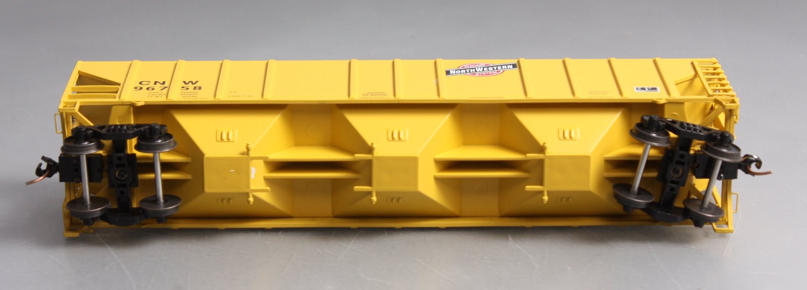 American Models 3304 S Scale CN&W 3-Bay Grain Hopper Car #96758 - Scale Wheels LN/Box