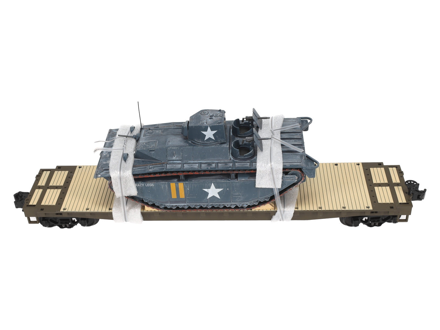 MTH 2098914 O US Army Flatcar w/M4 Sherman Tank