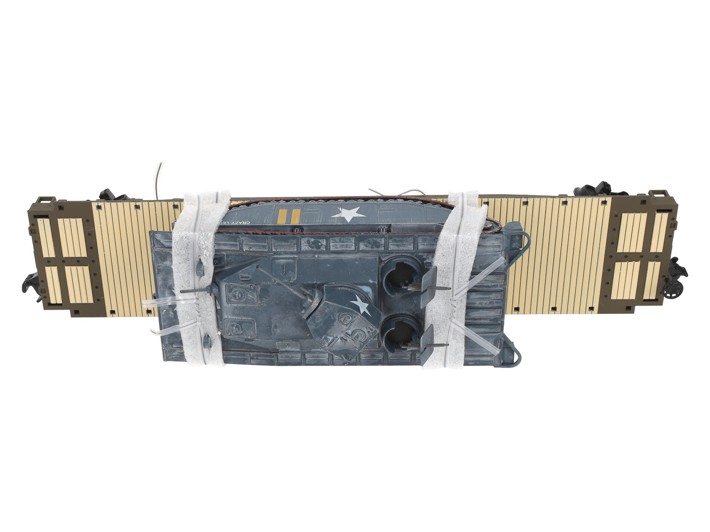 MTH 2098914 O US Army Flatcar w/M4 Sherman Tank