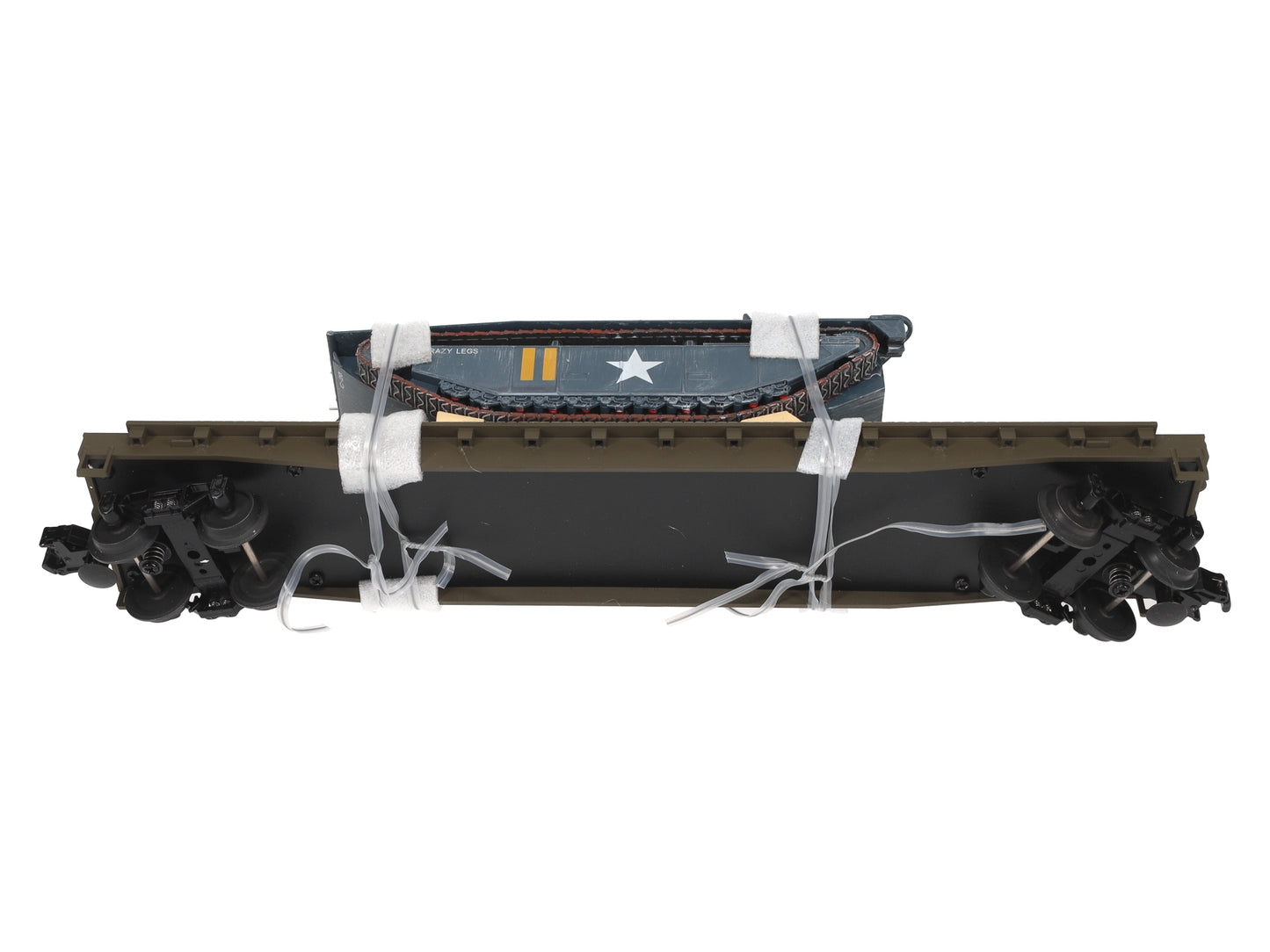 MTH 2098914 O US Army Flatcar w/M4 Sherman Tank