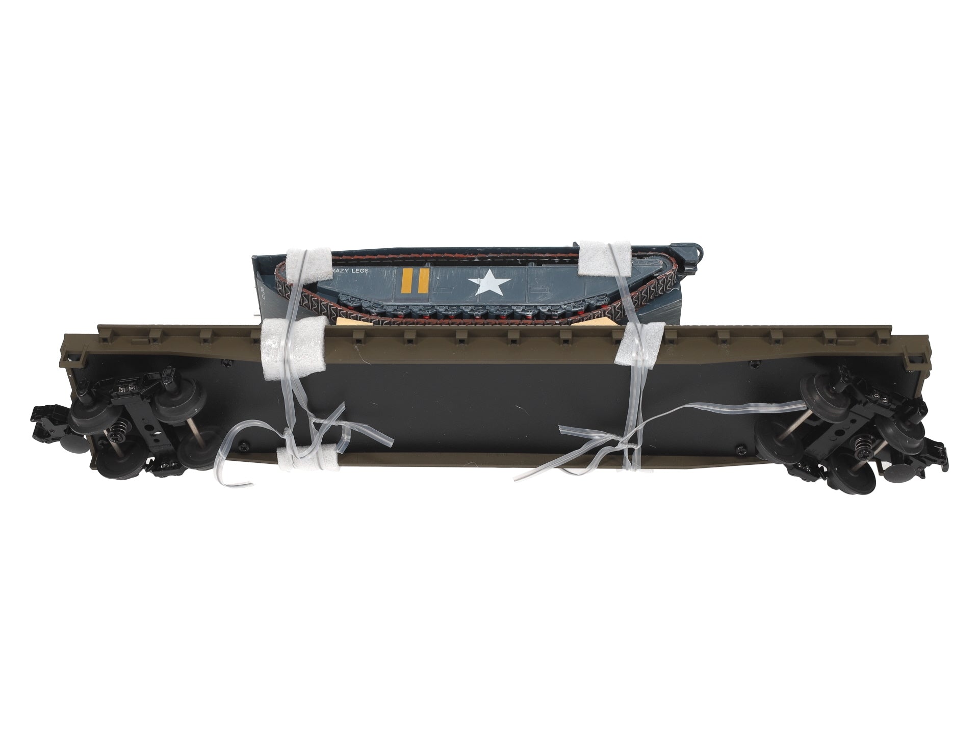 MTH 2098914 O US Army Flatcar w/M4 Sherman Tank