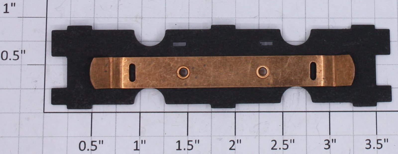 Lionel 616M-14 Collector Insulation Fiber Plate and Connecting Spring