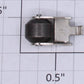 Lionel 2036-122 Carbon Collector Roller and Nickel Bracket Assembly
