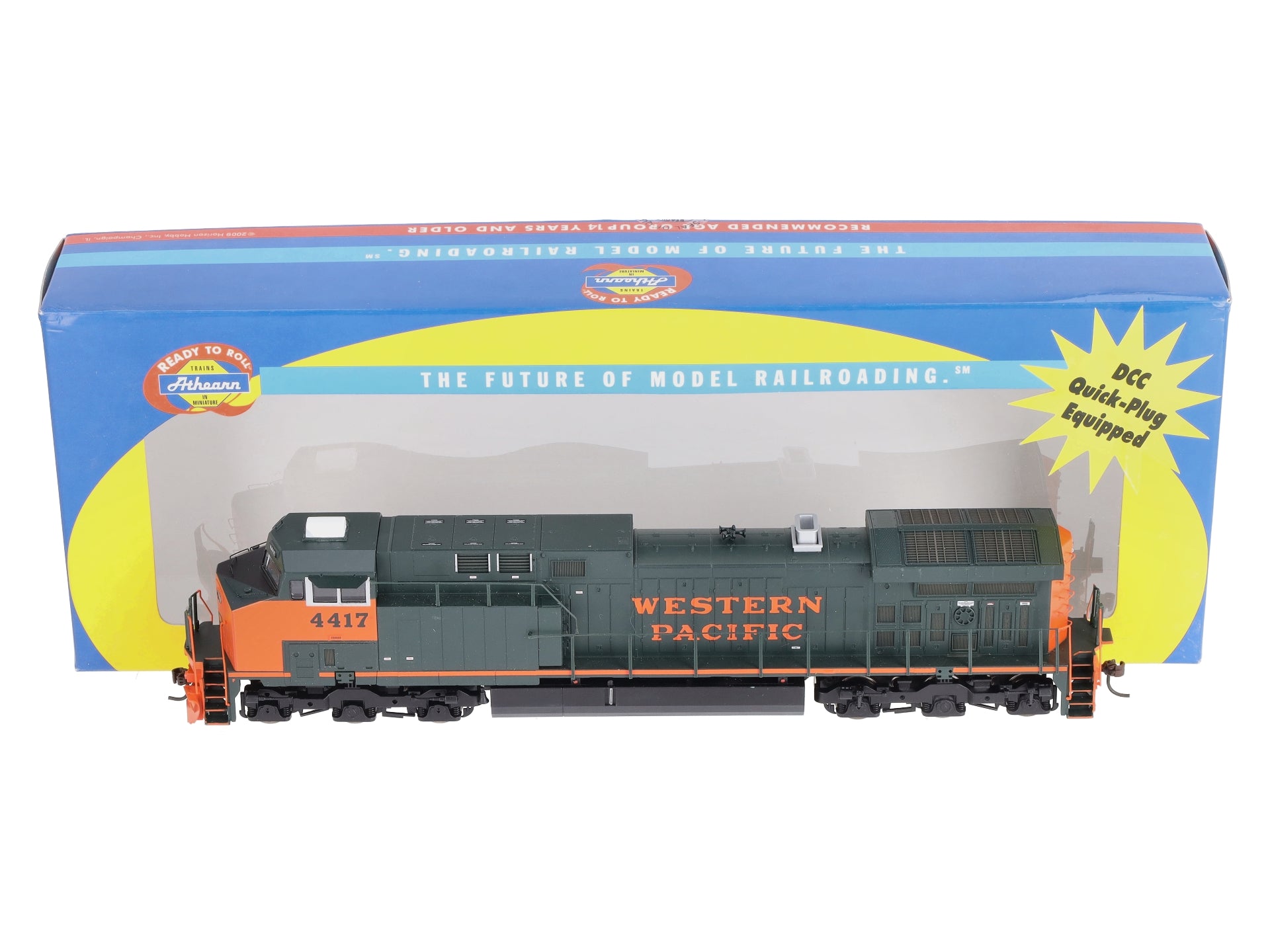 Athearn 78837 HO Scale Western Pacific AC4400 Diesel Locomotive #4417