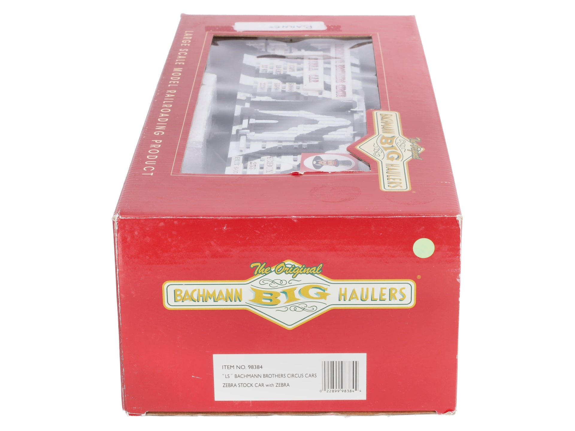 Bachmann 98384 G Scale Circus Bachmann Brothers Zebra Stock Car