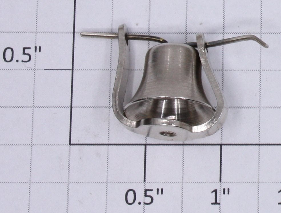 Lionel 1912-10 Standard Gauge Ornamental Nickel Bell and Bracket Fits 42, 150