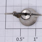 Lionel 1912-10 Standard Gauge Ornamental Nickel Bell and Bracket Fits 42, 150
