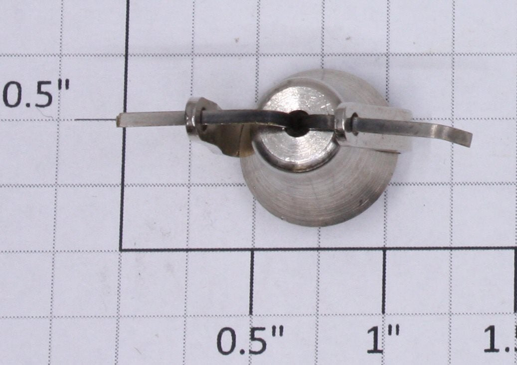 Lionel 1912-10 Standard Gauge Ornamental Nickel Bell and Bracket Fits 42, 150