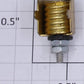 Ives 3251-1 Standard Gauge Brass Tapered Strap Type Headlight Lamp Socket