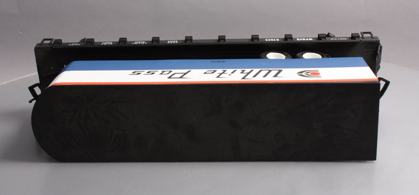 USA Trains R17020 G White Pass and Yukon Piggy Back Flat Car