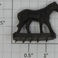 Lionel 3356-100 Original Black Horse Figure