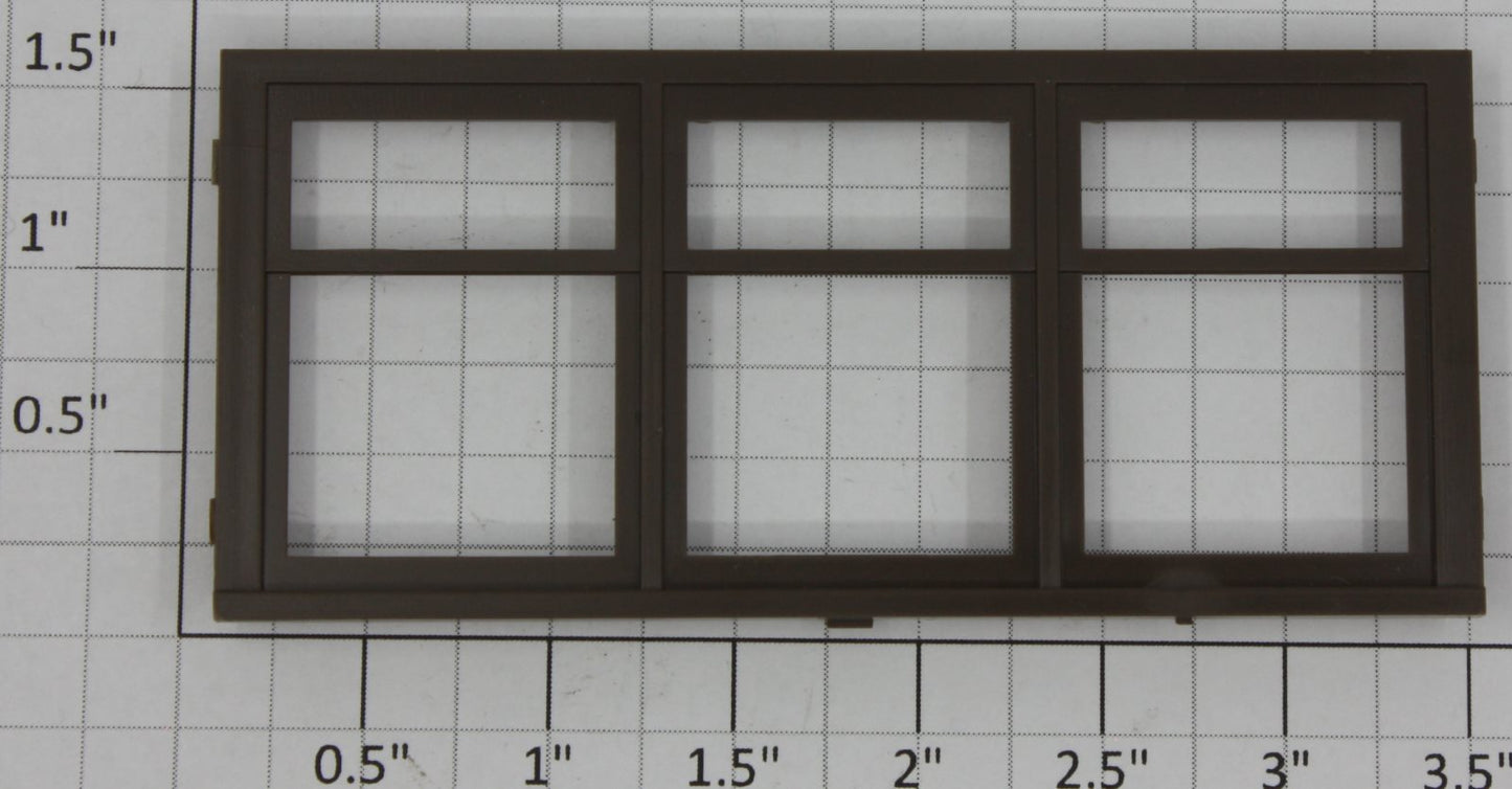Lionel 14201-13 Burning Switch Tower Brown Triple Window Frame