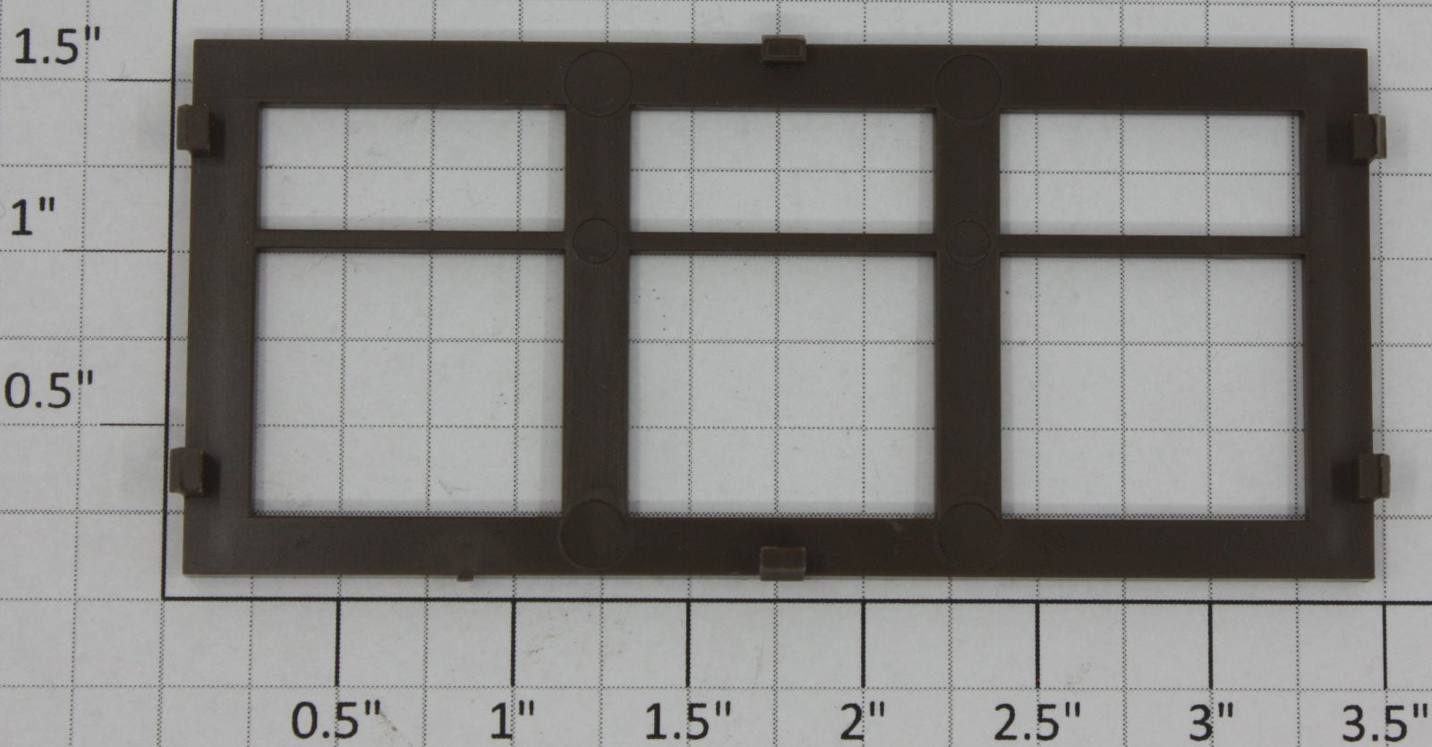 Lionel 14201-13 Burning Switch Tower Brown Triple Window Frame