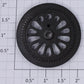 Lionel 250E-87 Black Hiawatha Large Geared Drive Wheel