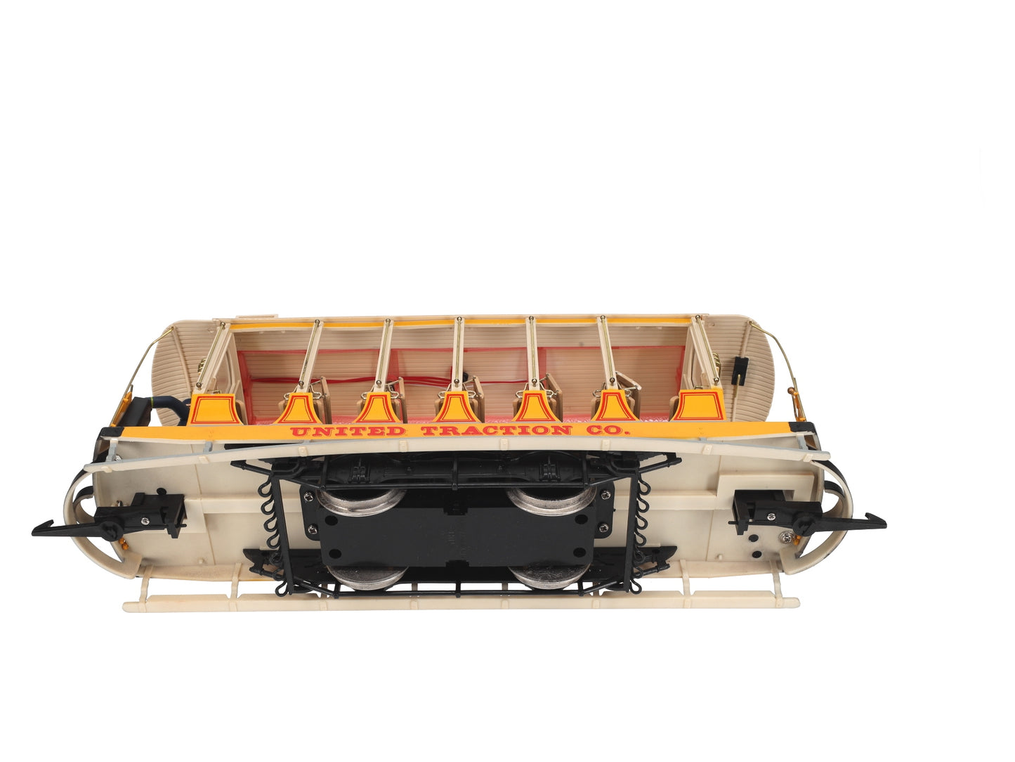 Bachmann 93938 G Scale United Traction Co Motorized Open Street Car