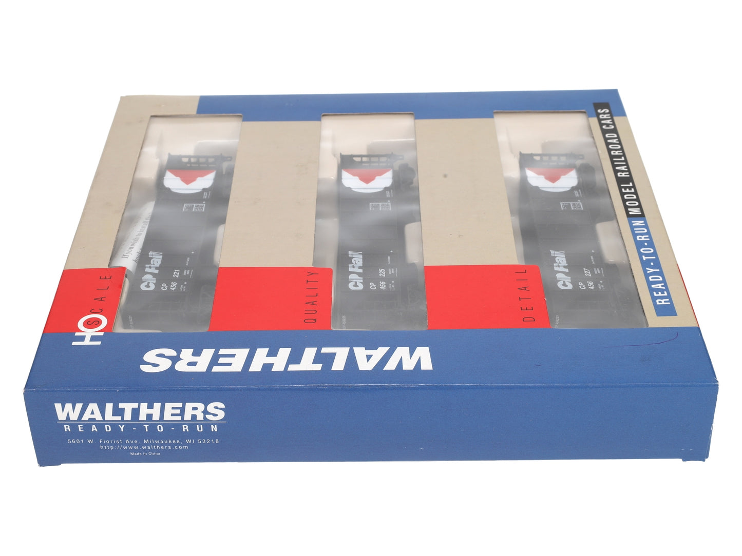 Walthers 932-34212 HO Scale CP Rail Hopper Cars (Set of 3) LN/Box