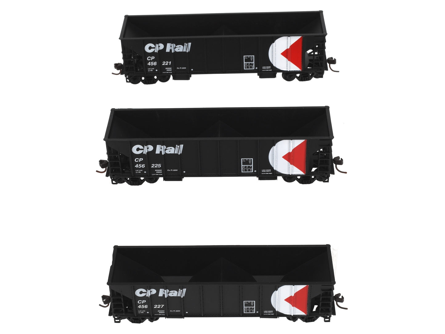 Walthers 932-34212 HO Scale CP Rail Hopper Cars (Set of 3) LN/Box