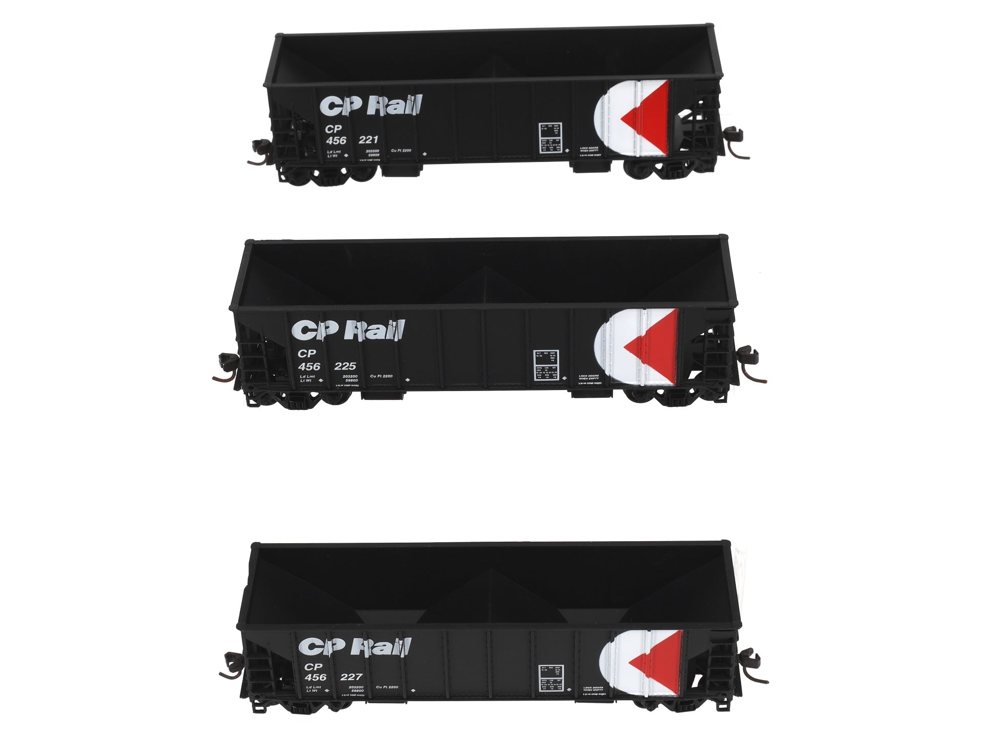 Walthers 932-34212 HO Scale CP Rail Hopper Cars (Set of 3) LN/Box