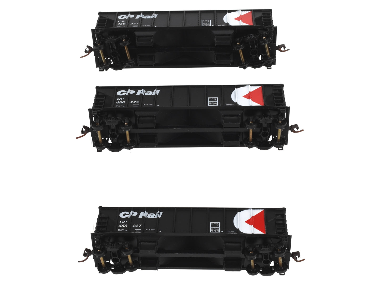 Walthers 932-34212 HO Scale CP Rail Hopper Cars (Set of 3) LN/Box