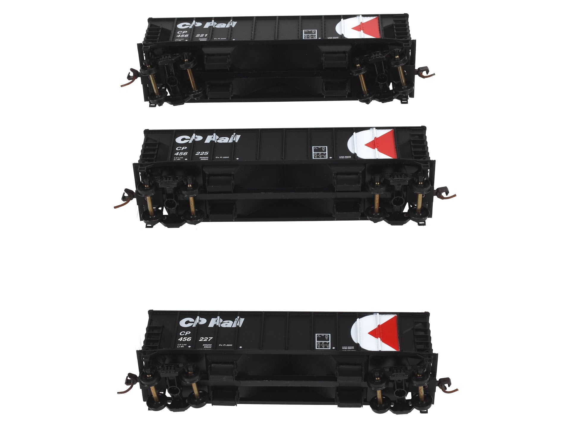 Walthers 932-34212 HO Scale CP Rail Hopper Cars (Set of 3) LN/Box