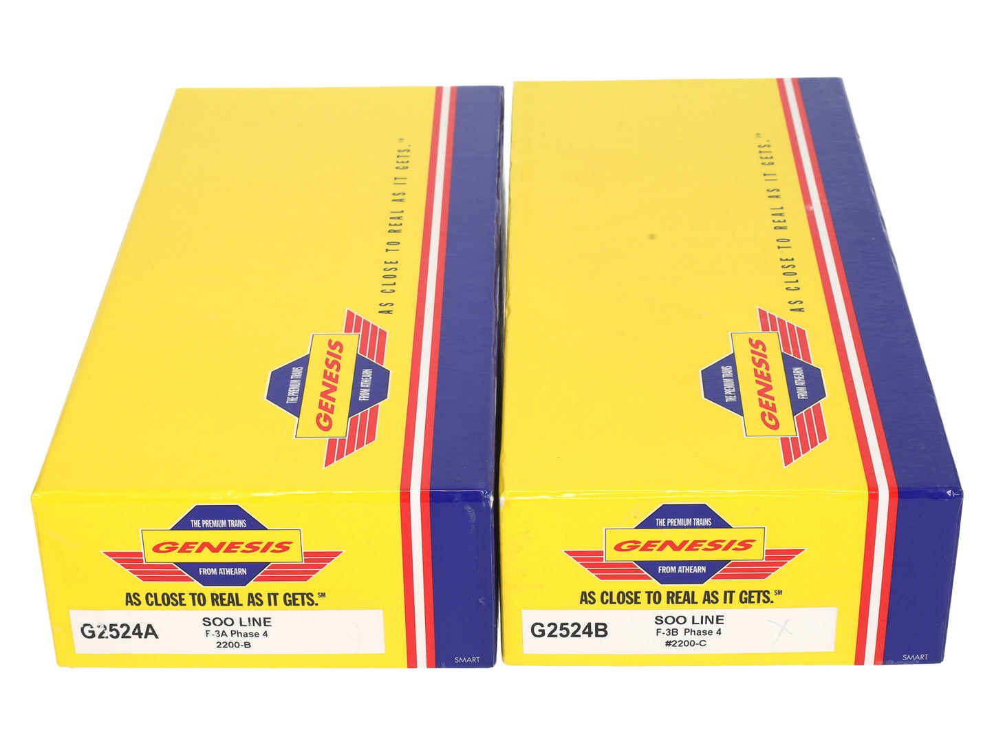 Athearn G2524 HO Scale Soo Line F3AB Diesel Locomotive #2200C & #2200B LN/Box