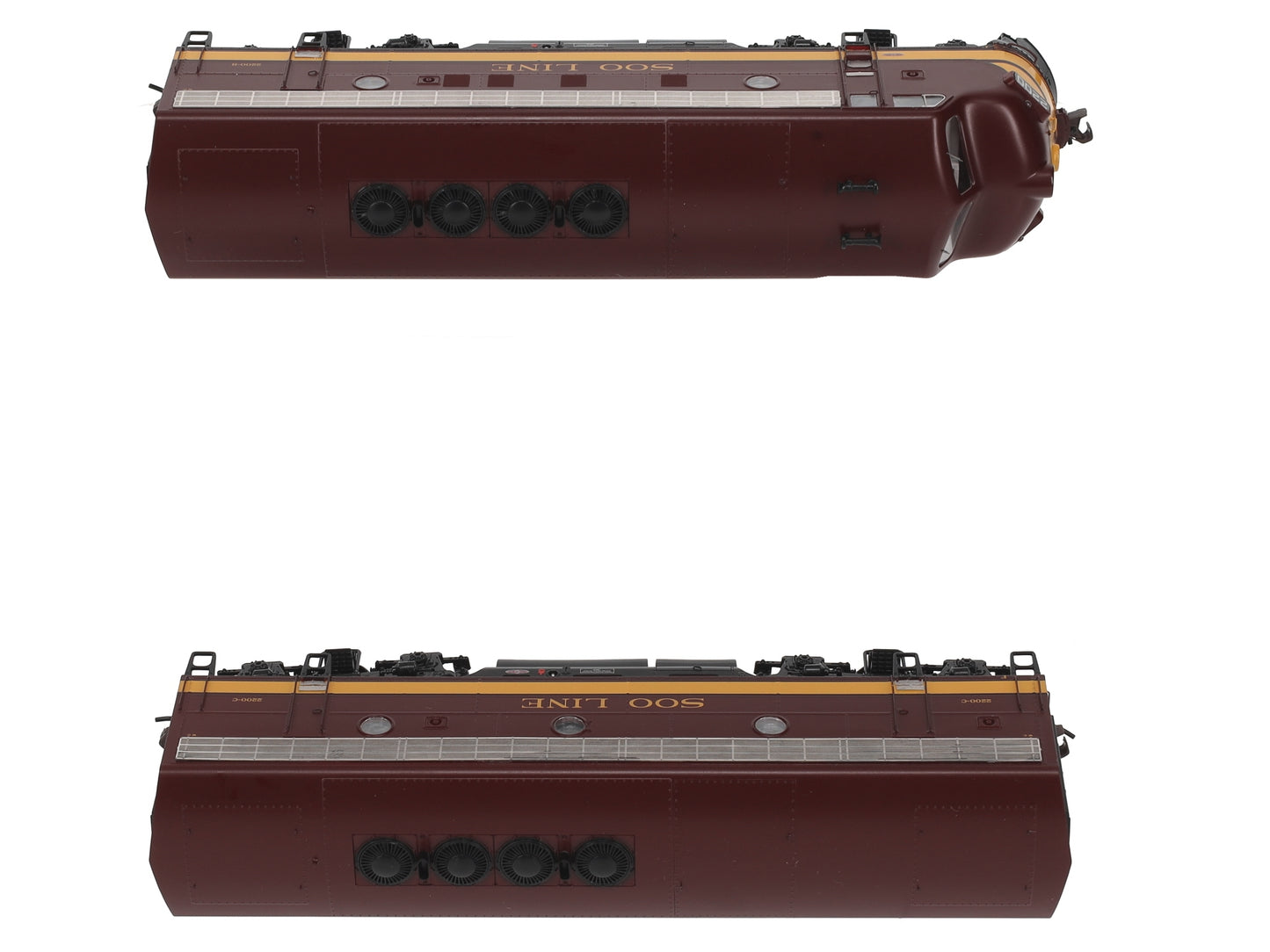 Athearn G2524 HO Scale Soo Line F3AB Diesel Locomotive #2200C & #2200B LN/Box