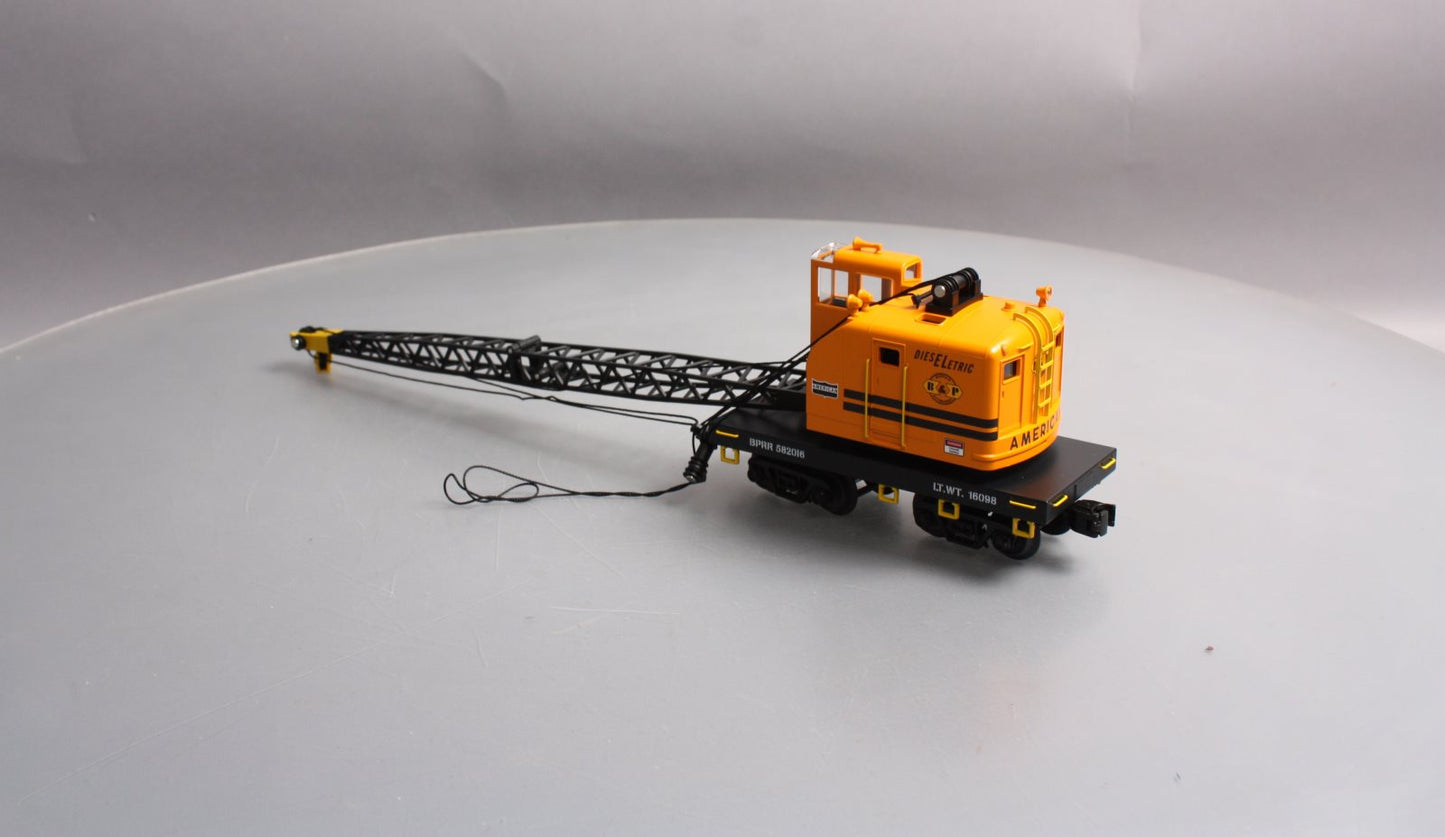 MTH 30-79519 O Buffalo & Pittsburgh RailKing American Crane Car