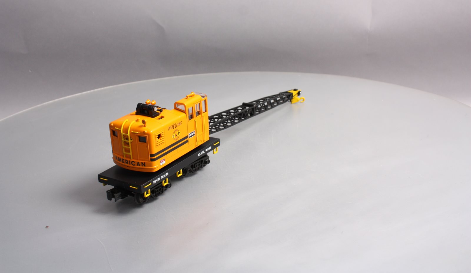 MTH 30-79519 O Buffalo & Pittsburgh RailKing American Crane Car