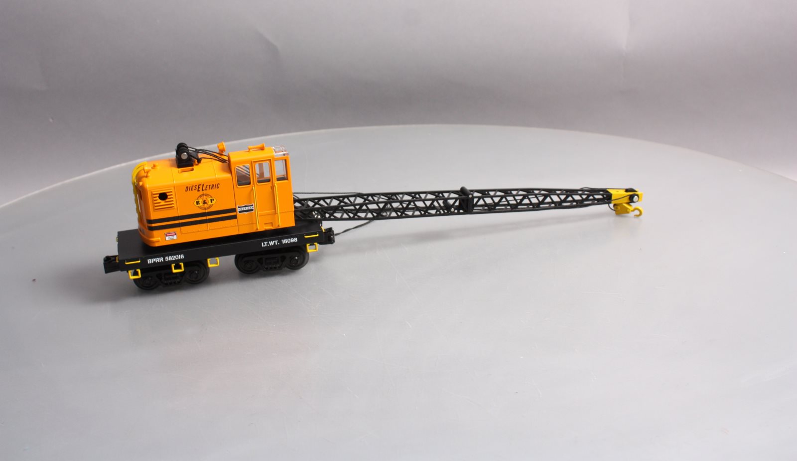 MTH 30-79519 O Buffalo & Pittsburgh RailKing American Crane Car
