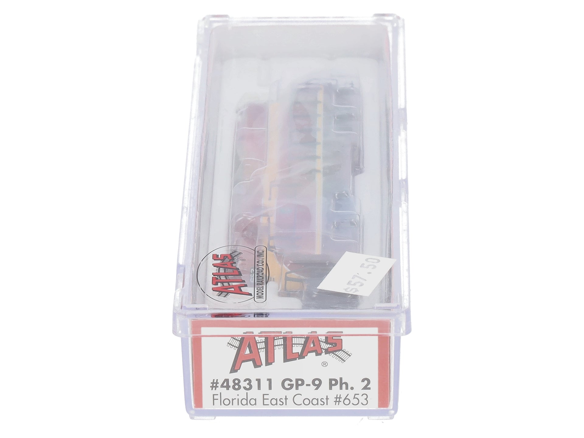 Atlas 48311 N Scale Florida East Coast GP-9 Phase II Diesel Locomotive #653 LN/Box