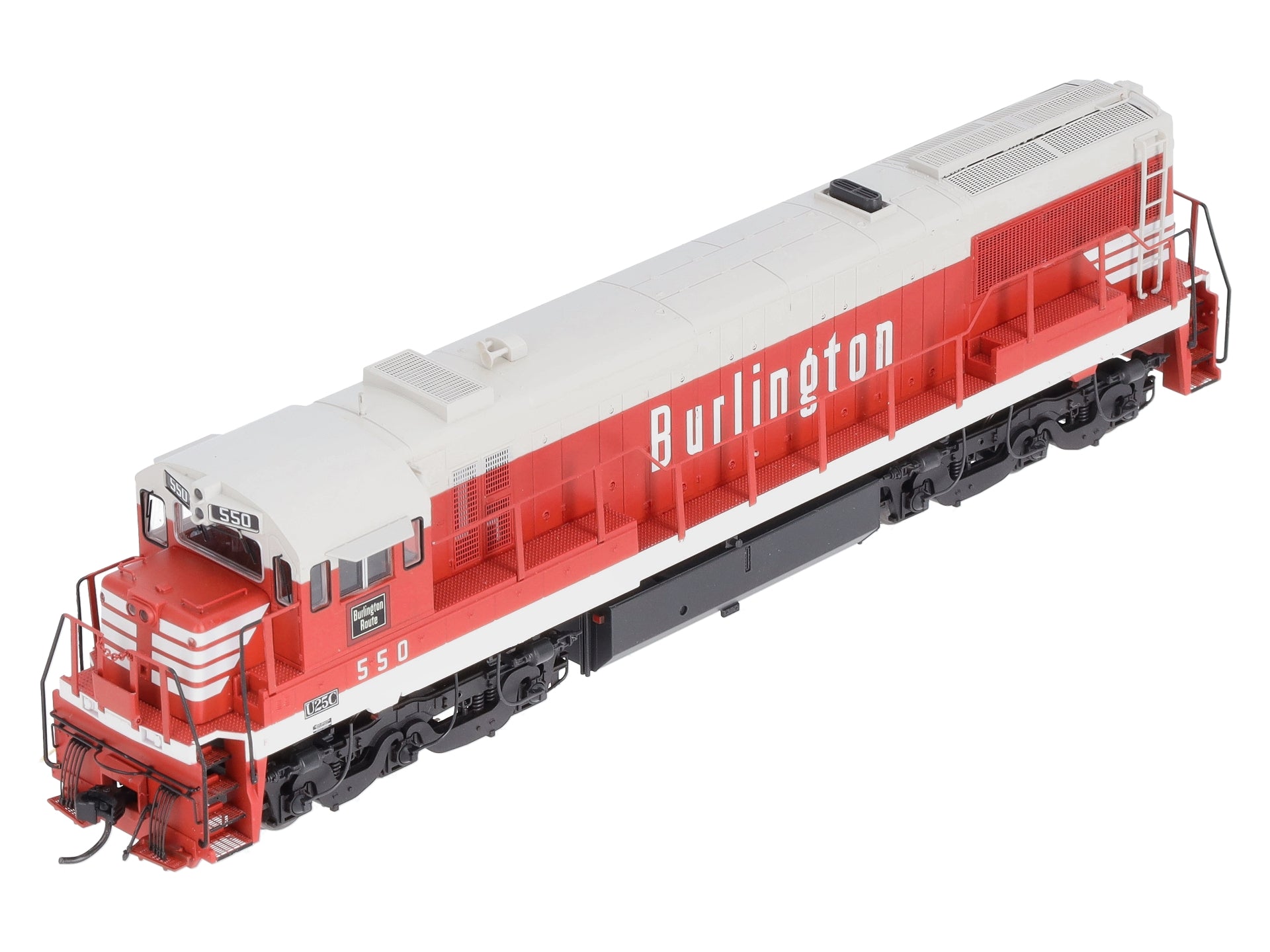 Rivarossi HR2529 HO Chicago, Burlington & Quincy GE U25C w/ Sound & DCC #550