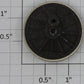 Lionel 1666M-7 Plain Center Wheel with Rim