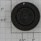 Lionel 1666M-7 Plain Center Wheel with Rim