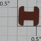 Lionel 1121-44 Red Thick Fiber Rail Switch Insulator