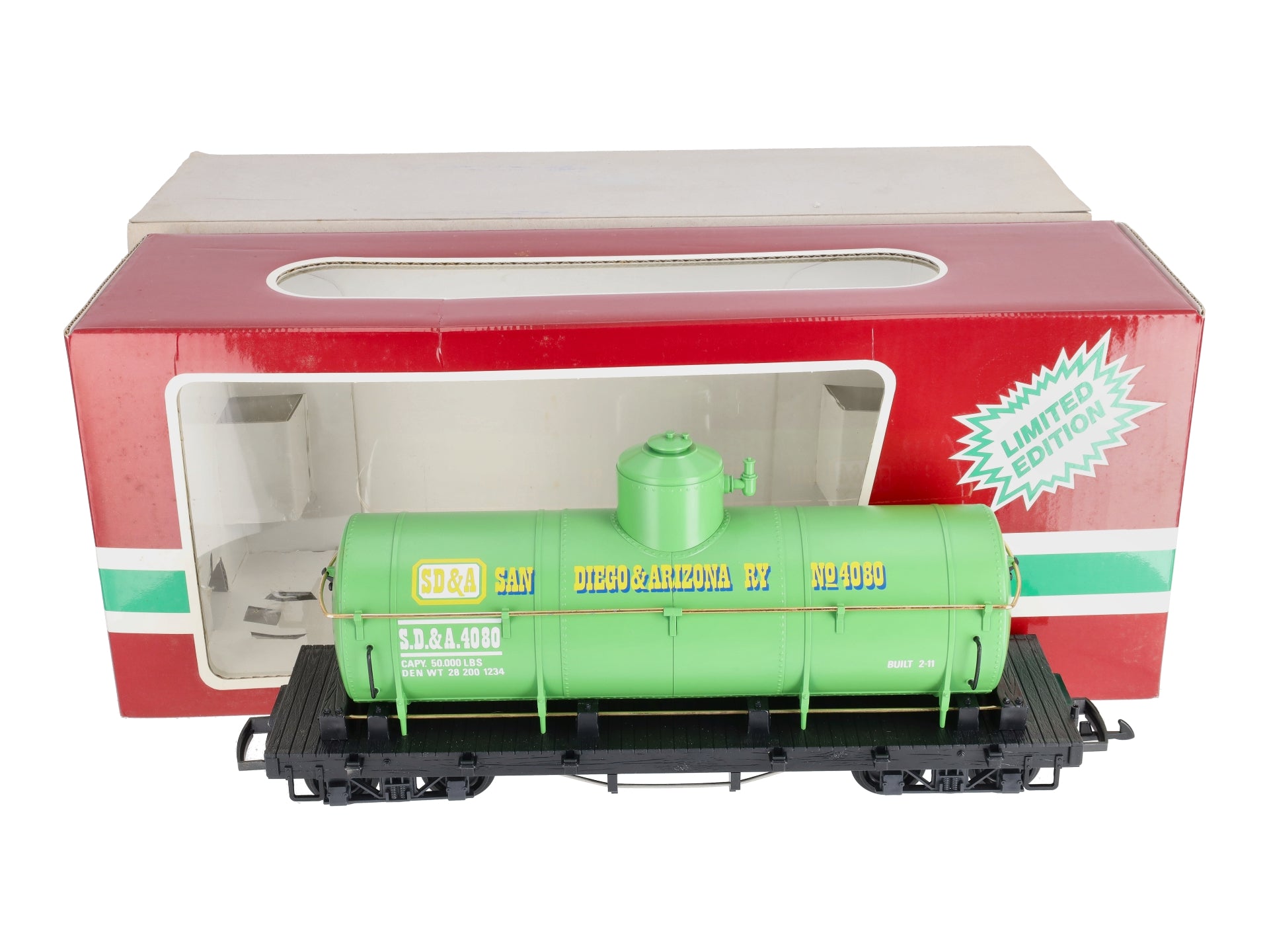 LGB 4080-Y05 G Scale San Diego & Arizona Tank Car