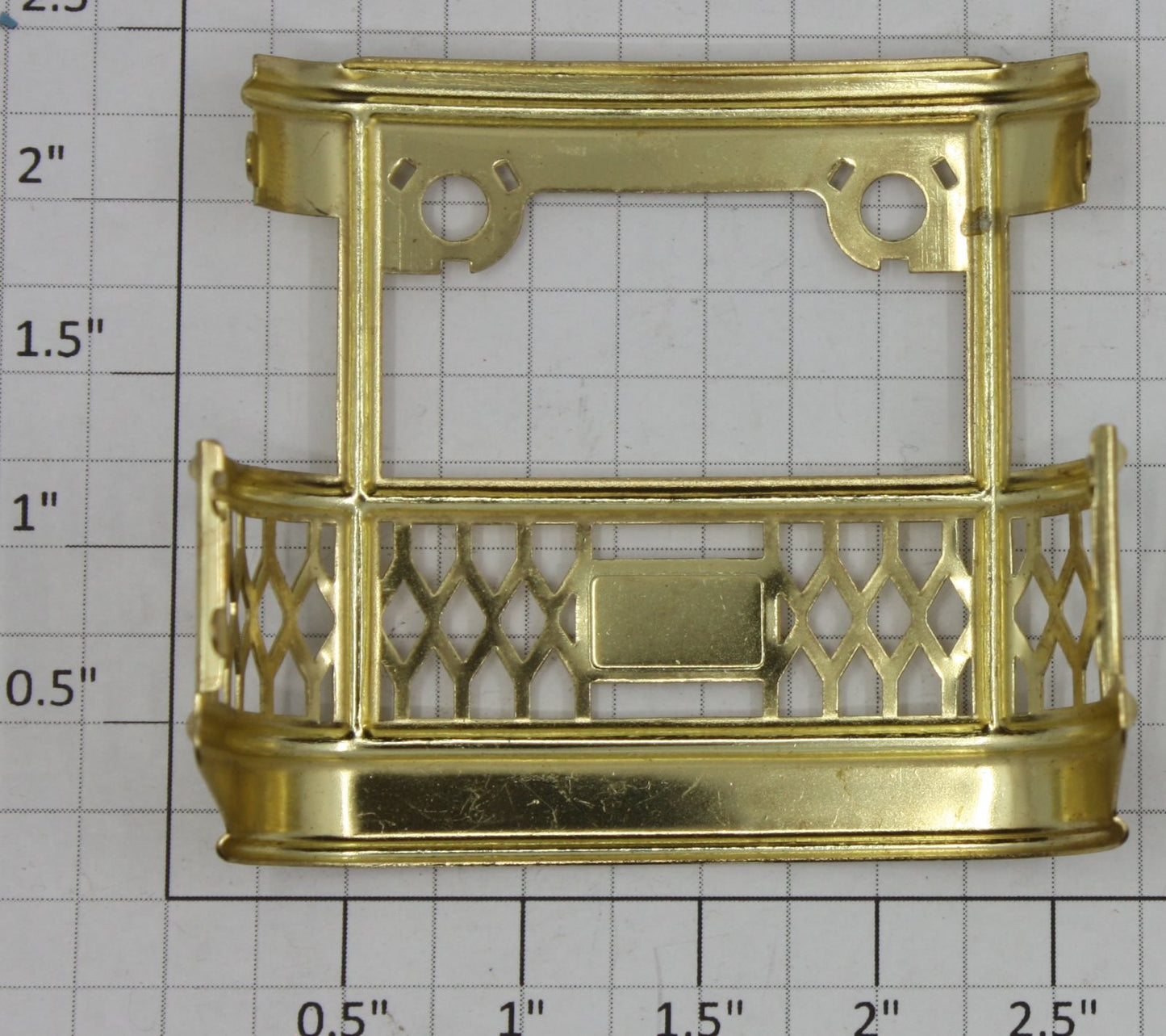 Lionel 1687-10 Brass Prewar O Gauge Observation Platform End