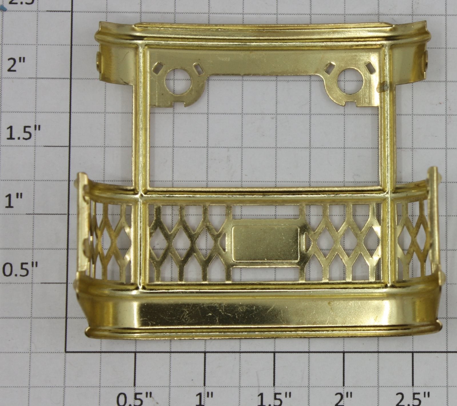 Lionel 1687-10 Brass Prewar O Gauge Observation Platform End