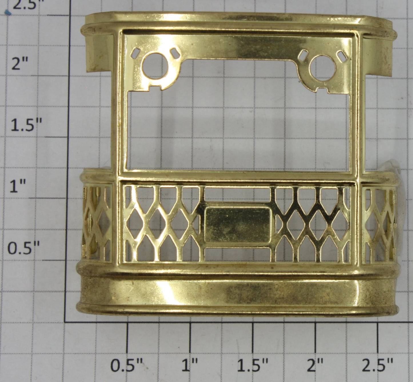 Lionel 1687-10 Brass Prewar O Gauge Observation Platform End