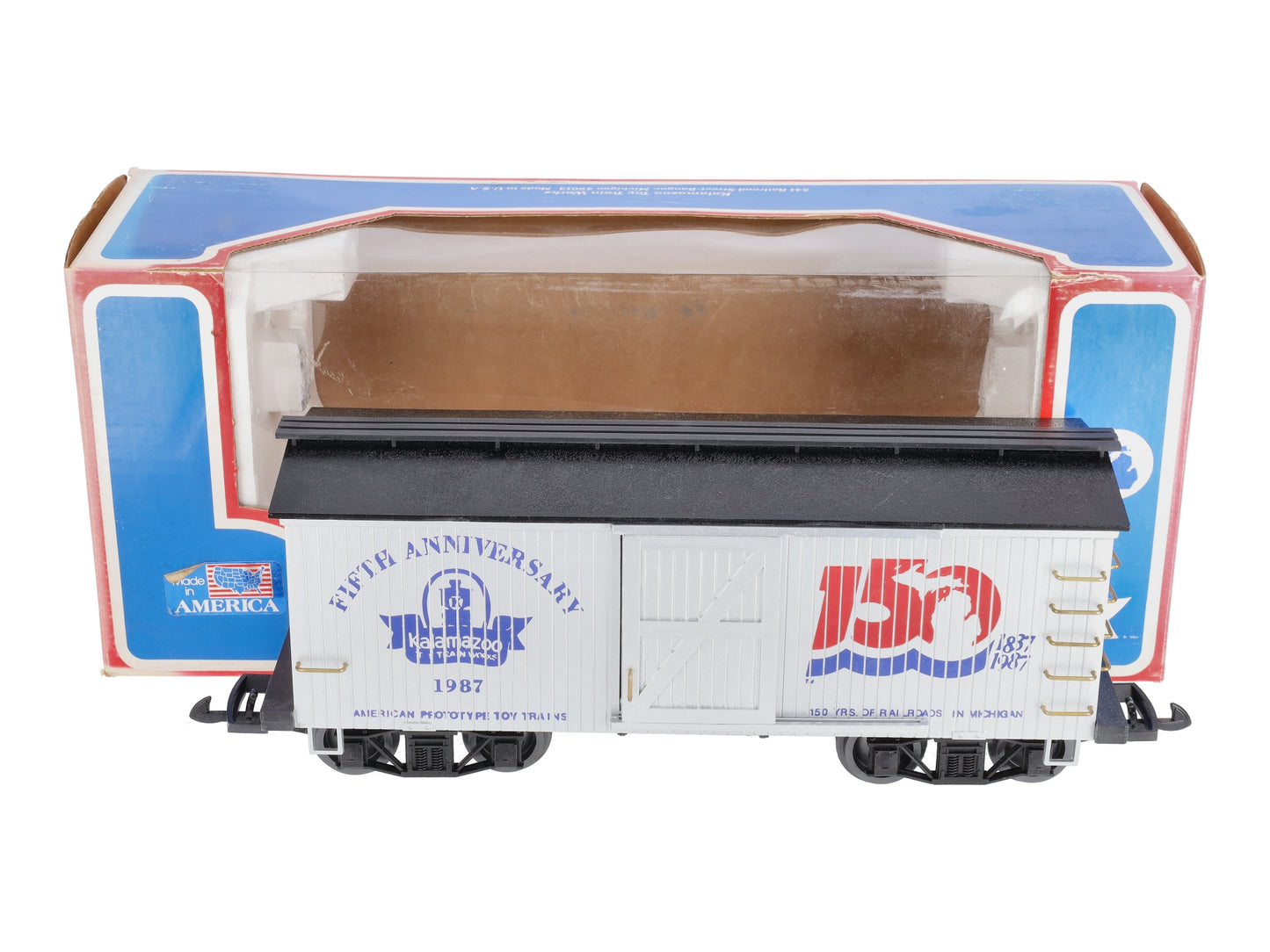 Kalamazoo 1872-5 G Scale Fifth Anniversary Car EX/Box