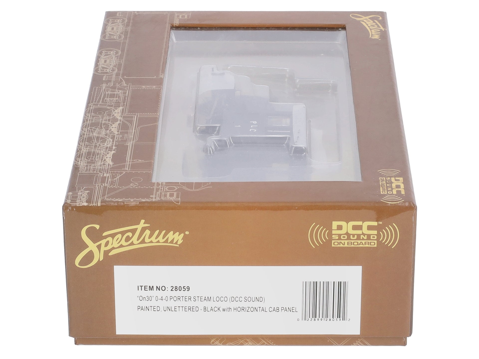 Bachmann 28059 On30 Undecorated 0-4-0 Porter Steam Locomotive w/DCC & Sound