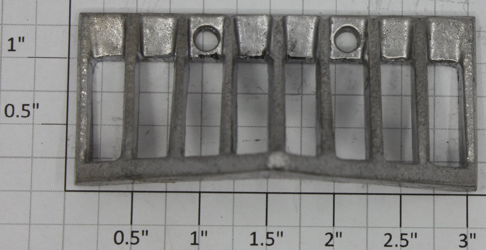 Lionel 5-9 Standard Gauge Cast Unpainted Cowcatcher with Holes #5, 6, 7