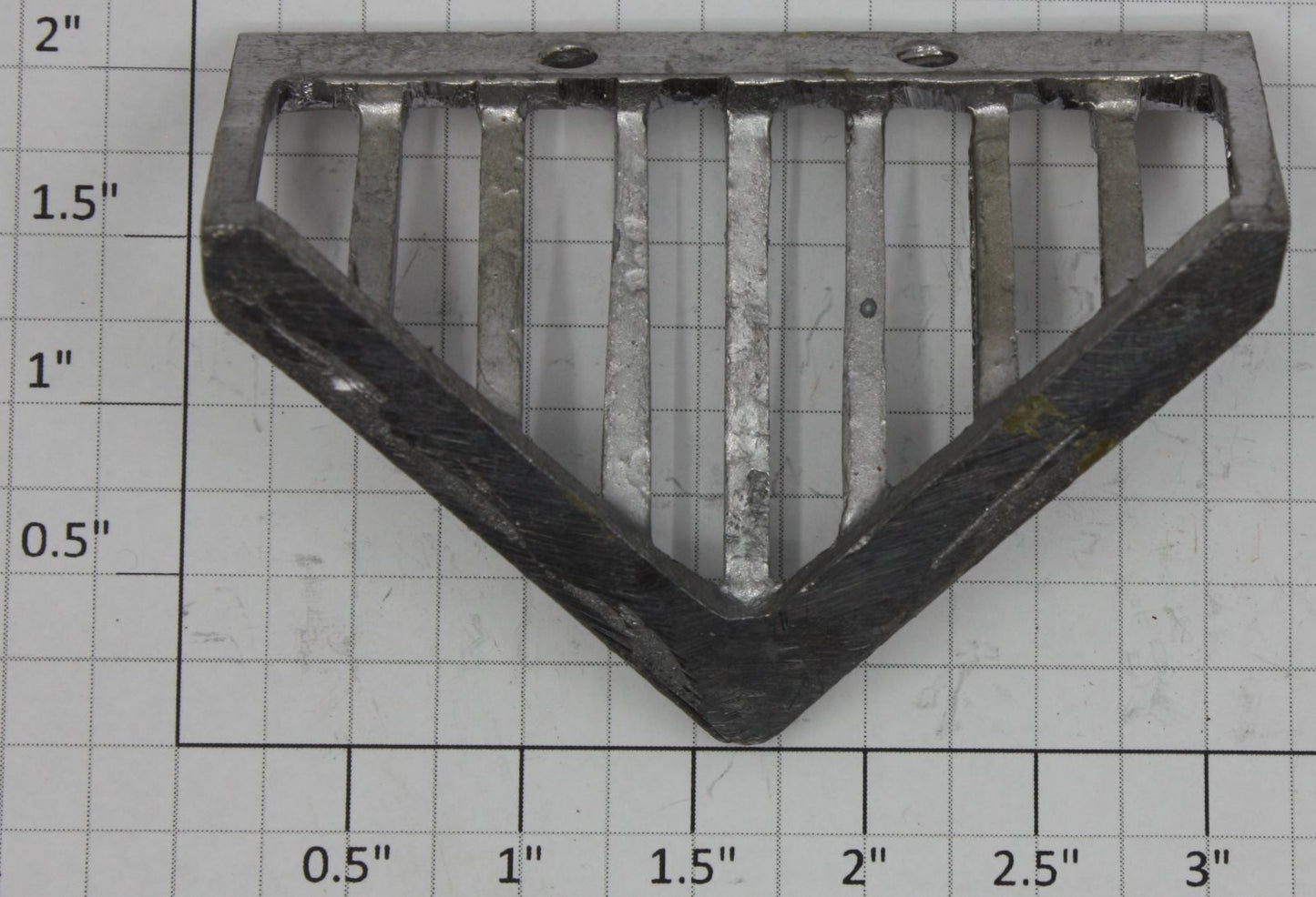 Lionel 5-9 Standard Gauge Cast Unpainted Cowcatcher with Holes #5, 6, 7