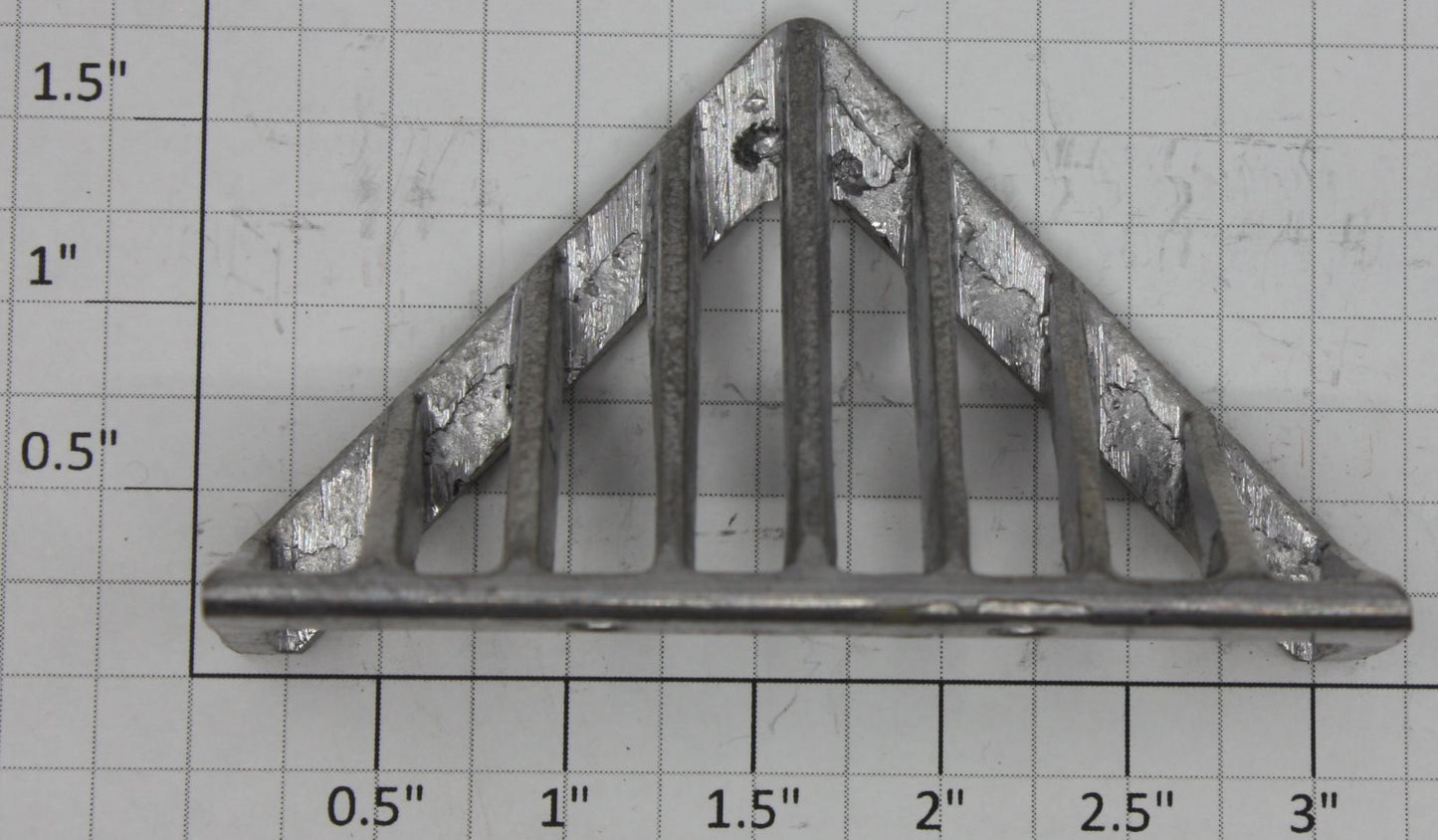 Lionel 5-9 Standard Gauge Cast Unpainted Cowcatcher with Holes #5, 6, 7