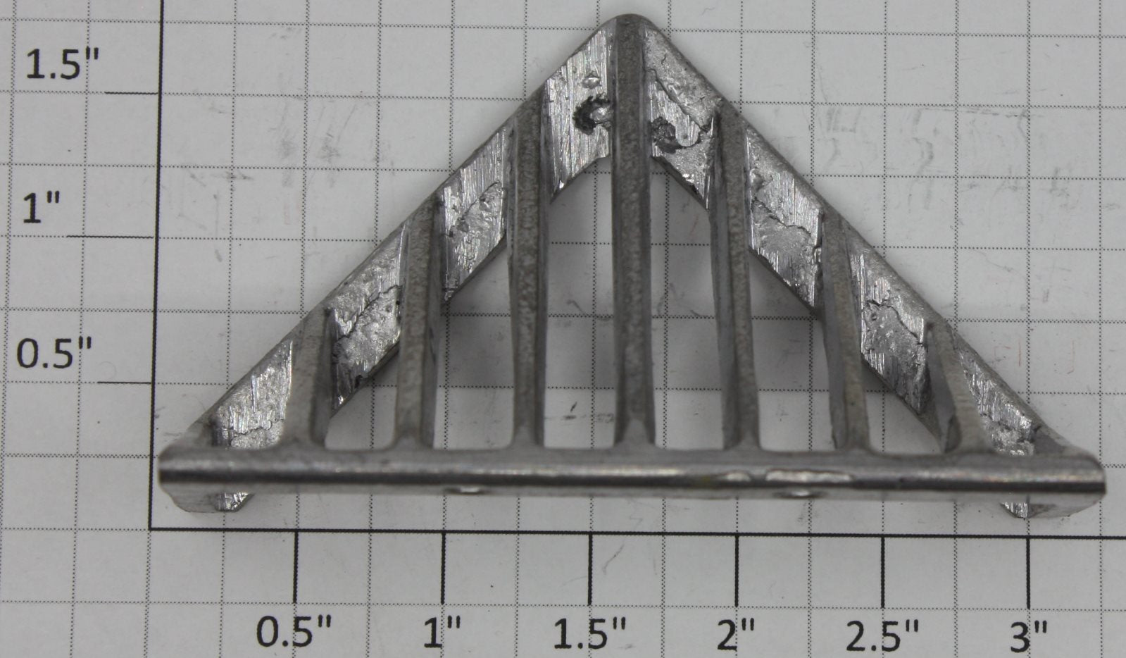 Lionel 5-9 Standard Gauge Cast Unpainted Cowcatcher with Holes #5, 6, 7